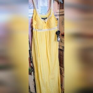 Nine West Sunny Yellow Maxi Dress